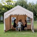 Pérgola espaçosa de chuva e proteção solar de acampamento ao ar livre